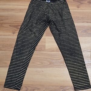 simply styled girls stripe leggings